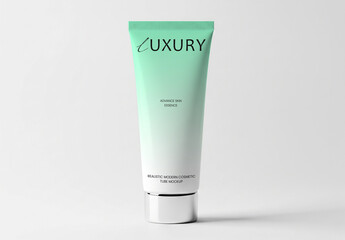 Cosmetic Tube Packaging Mockup