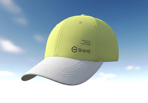 Floating Cap Mockup Template