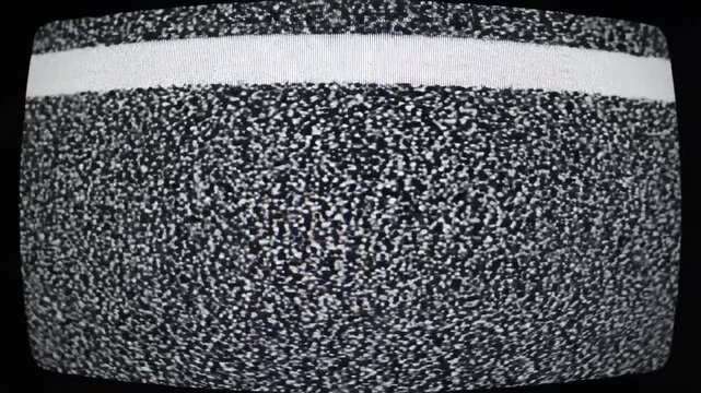 Static noise on a screen