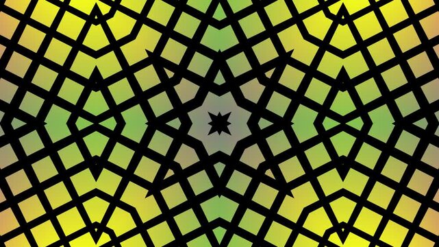 Seamless Geometric Tile Pattern Animation, Vector Style Motion Background for Digital Art, Motion Graphics, Video Editing, Presentations, Web Graphics and Creative Visual Projects