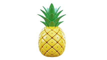 Stylized 3D Pineapple
