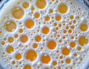 Frothy Carbonated Beverage with Citrus Accent