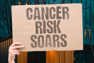 "Cancer Risk Soars" Smoking multiplies lung cancer odds dramatically. CANCER. CARCINOGEN. MALIGNANCY. RISK. MORTALITY.