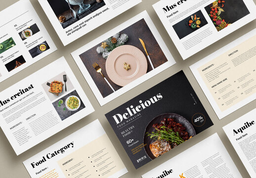 Food Magazine Templates