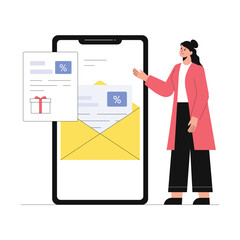 Email Marketing Vector Illustration EPS 10 File