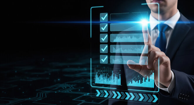 Business Technology Interface Checklist Data Analytics Management - Powered by Adobe