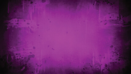 Obraz premium A bright pink background with black spots and scratches visible