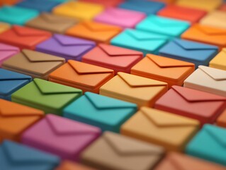 Email marketing newsletter sent to segmented customer lists