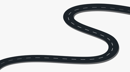 Abstract road illustration