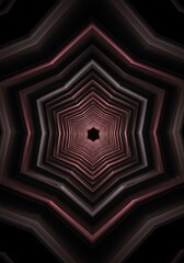 Mesmerizing abstract visualization of infinite depth, featuring geometric recession, complex textured layers, and profound spatial dimension, three dimensional, endless, futuristic
