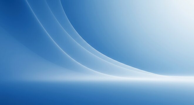 Ethereal abstract scene featuring soft gradients of blue and white, symbolizing stillness, calm, and ultimate harmony in a tranquil environment, diffuse, spiritual, gradient