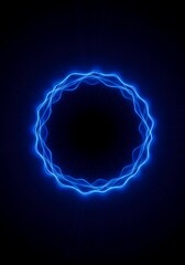 Powerful abstract background featuring deep blue and violet radial energy waves, symbolizing vibrational sound and deep echoing resonance, wallpaper, ethereal, graphic