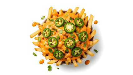 fresh colorful vegetable salad bowl isolated on white background showcasing healthy eating nutrition vegan diet organic ingredients and balanced lifestyle food concept