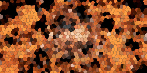 Brown Abstract Stained Glass Backgroun