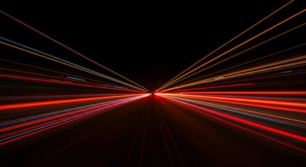 Dynamic swirling energy captured through long exposure techniques, creating vibrant, blurred trails of residual light in darkness, background, blur, technique