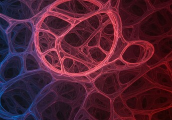 Maximal abstract expression of interwoven, luminous complexity. A dense visual field of infinite non-representational form and saturated texture, complex, interwoven, color