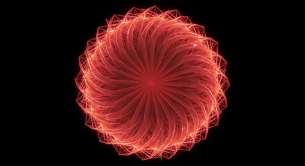 Swirling, compressed point of ultimate theoretical density. A vibrant, abstract geometric nexus of energy and overwhelming potential, vibrant, vortex, fractal