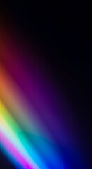 Vibrant rainbow light refraction creating an abstract flowing background pattern suitable for modern digital design graphics and web projects, magenta, ultraviolet, refraction
