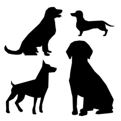 Dogs Silhouette   Image 
