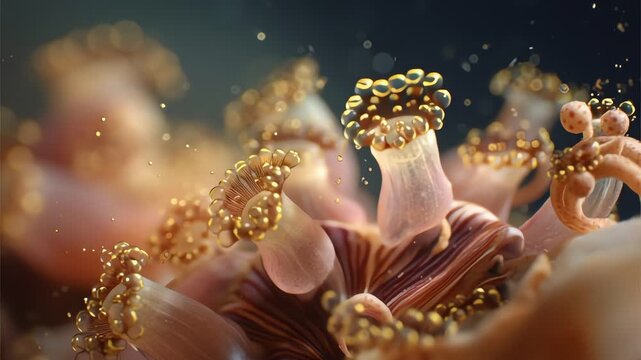 Anemone Close-Up: Underwater Coral Beauty