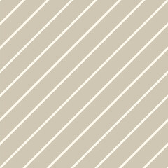 Obraz premium Ivory diagonal stripe seamless pattern with a beige background. Minimal geometric vector suitable for branding, packaging, textile, wallpaper, and surface design projects.