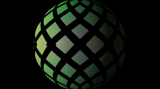 Abstract 3D Islamic Geometric Tiled Sphere Vector Illustration, Royalty Free Mosaic Pattern Design for Cultural Art, Architecture Concepts, Web Graphics, Branding and Modern Visual Media