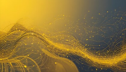 Abstract Modern Yellow Lines Background Vector Illustration in EPS10 Style