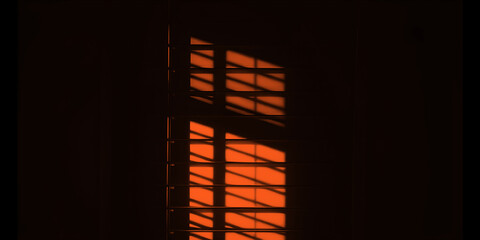 Minimalist Shadow Warm Light Background