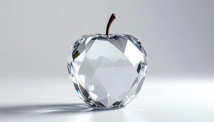透明感のあるクリスタルりんご