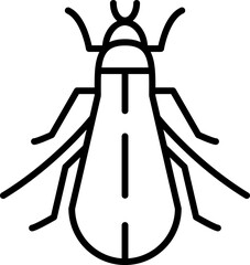 Rounded  Stroke Tree cricket Icon