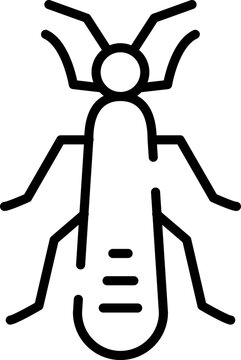 Rounded  Stroke Stonefly Icon