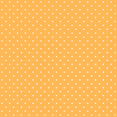 オレンジの壁紙　水玉