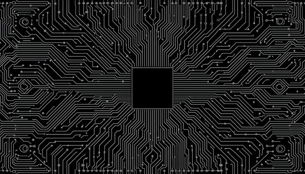 Circuit Board: Intricate pathways of a circuit board are depicted in close-up, revealing the complexity and connectivity of modern technology. - Powered by Adobe