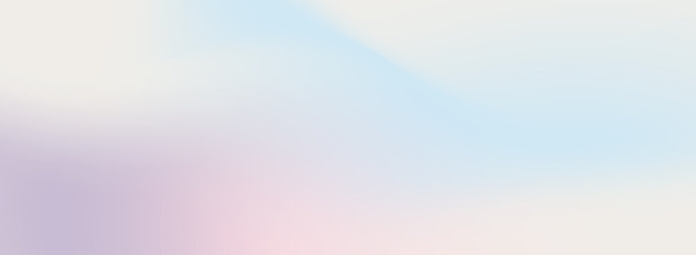 Gentle gradient motion with blue tones and white fog, forming cloud silhouettes. A clean gradient background merging blue shading with white cloud effects.