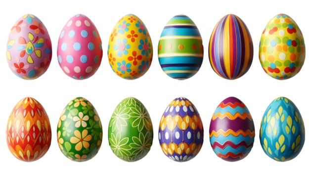 Colorful easter eggs - Powered by Adobe