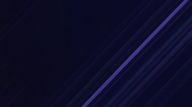 Dark blue background with purple diagonal lines.