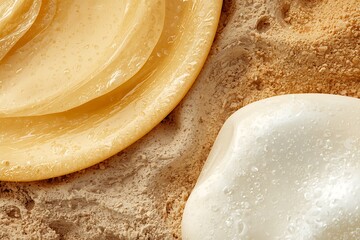 Generative AI depiction of artisanal cheese varieties with detailed texture