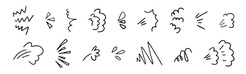 Funny Anime Emotion Effect Symbols © Elena