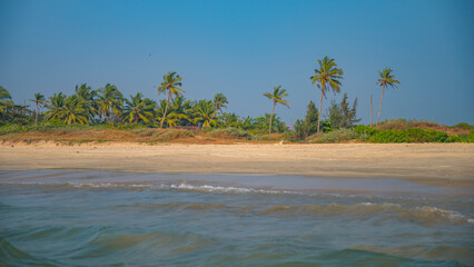 an ocean beach in the Indian state of Goa