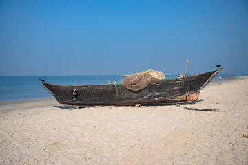 Obraz premium an ocean beach in the Indian state of Goa