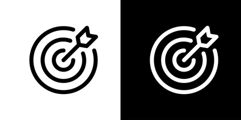 ターゲット・目標・狙いのアイコン（ベクター）