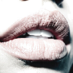 Simple Lips Close Up View
