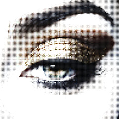 Close Up Of Human Eye