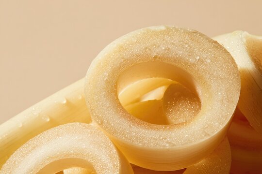 Delicate rings of lemongrass showcase natural texture and refres