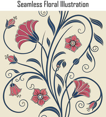 Floral Background Pattern
