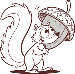 Squirrel Icons & illustration