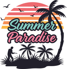Summer Vibes T-Shirt Design