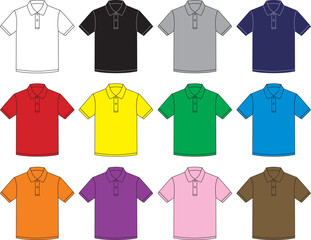 ポロシャツ　カラー　半袖