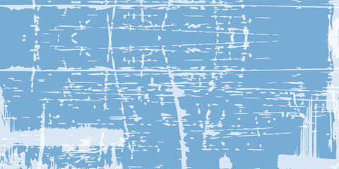 Obraz premium Blue winter ice skating grunge texture. Abstract cold-season background with a torn, icy surface. vector background. Old grungy texture