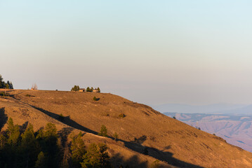 Abandoned Fire Lookout At Canyon Rim